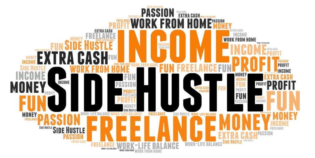 Side Hustle Word Cloud